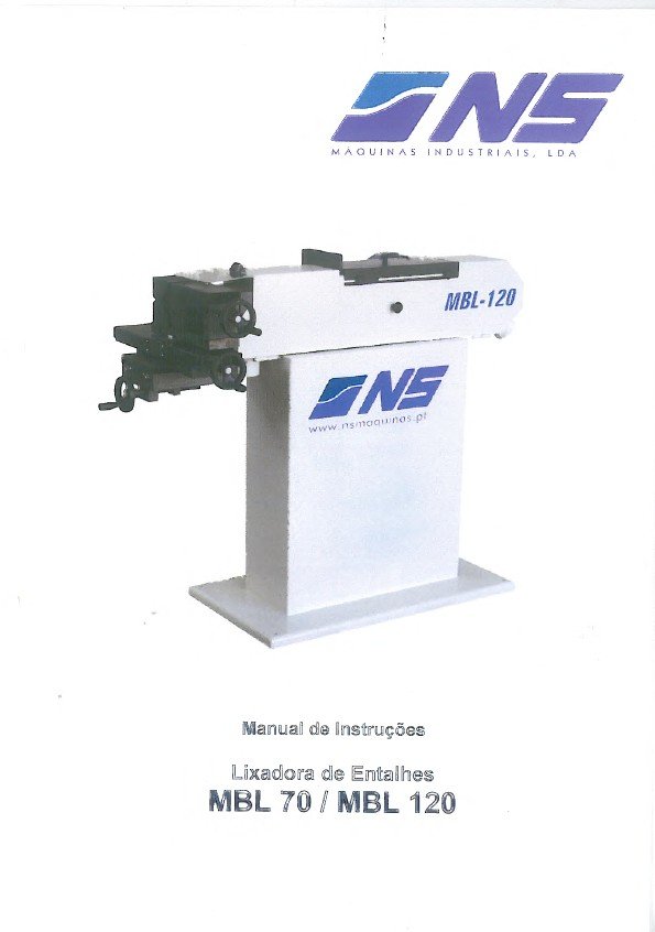 Manual de instrucciones Lijadoras NS MBL-120