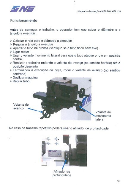 Manual de instrucciones Lijadoras NS MBL-120