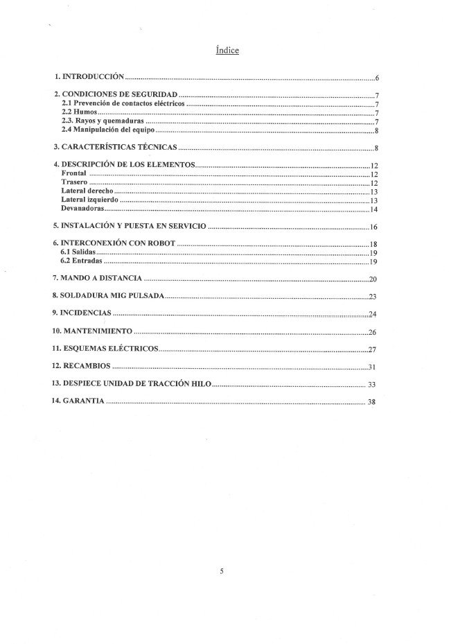 Manual de instrucciones Soldadura SUNARC Master-PC