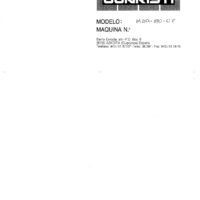 Manual de instrucciones Mandrinadora JUARISTI MDR 80