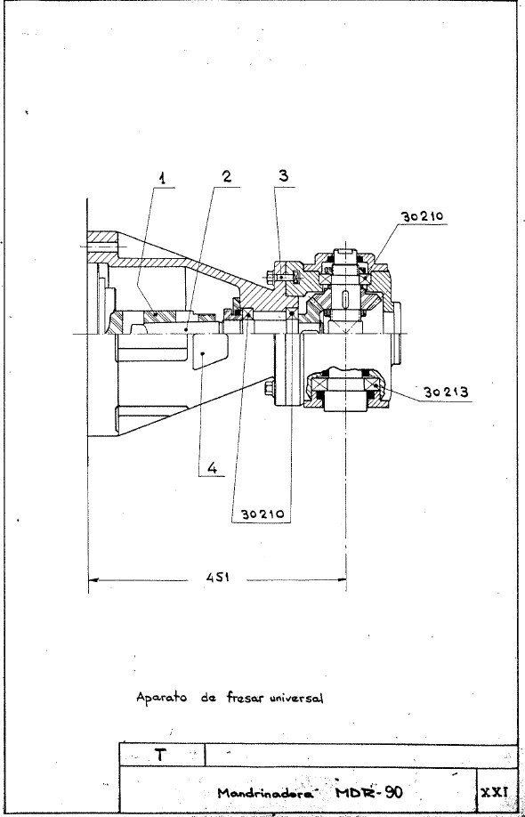 Despiece Mandrinadora JUARISTI MDR 80
