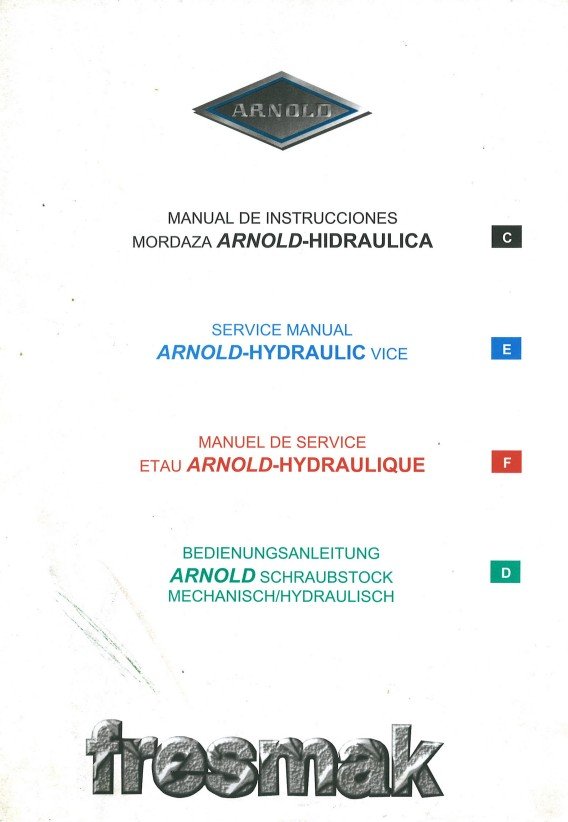 Manual de instrucciones Mordazas ARNOLD Arnold-Hidráulica