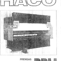 Plegadora Haco PPM-3 Manual de instrucciones Plegadora HACO PPM