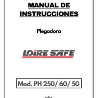 Manual de instrucciones Plegadora LOIRE SAFE PH 250/60/50