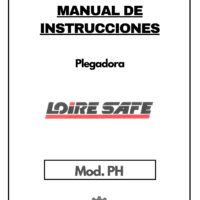 Manual de instrucciones Plegadora LOIRE SAFE PH 250/60/50