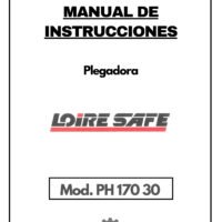 Manual de instrucciones Plegadora LOIRE SAFE PH 170 30