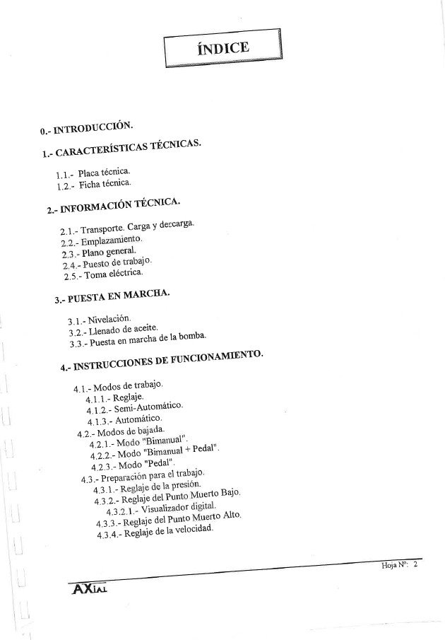 Plegadora-PHA-170-3 Manual de instrucciones Plegadora AXIAL PHA 170