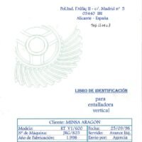 Manual de instrucciones Entalladoras RT-Mecanizados tortosa V1-600