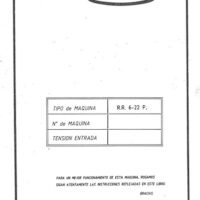 Manual de instrucciones Remachadora Radial AGME R.R. 6-22 P.