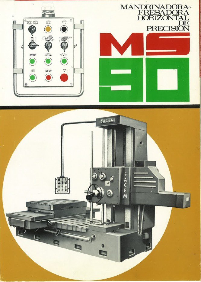Manual de instrucciones Mandrinadora SACEM MS 90