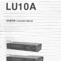 Manual de instrucciones CNC- Visualizadores SONY LU10A