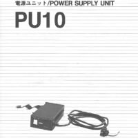 Manual de instrucciones CNC- Visualizadores SONY PU10
