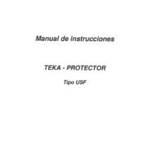 Manual de instrucciones Soldadura TEKA USF