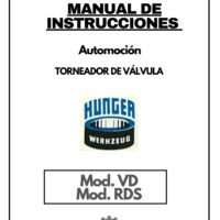 Manual de instrucciones Automoción HUNGER VD / RDS