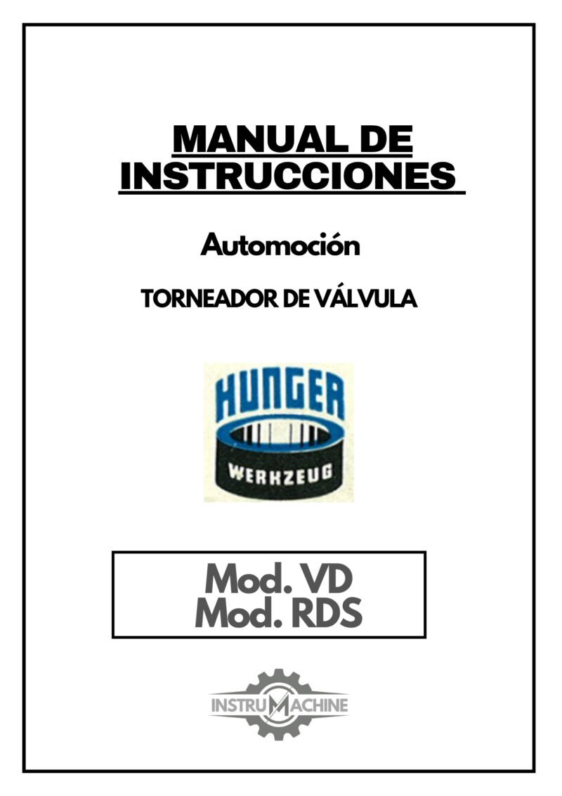 Manual de instrucciones Automoción HUNGER VD / RDS