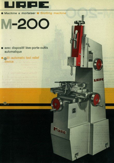 Manual de instrucciones Mortajadora URPE M-200