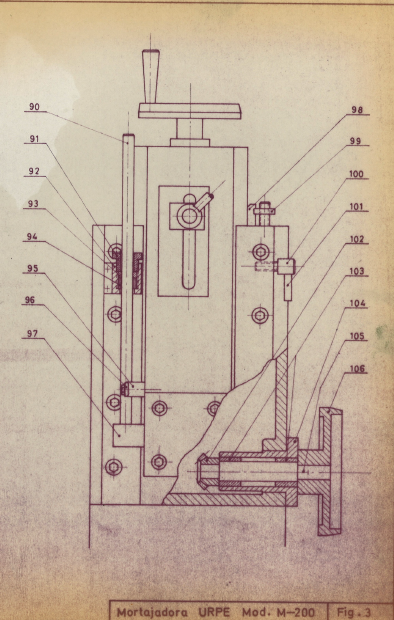 Manual de instrucciones Mortajadora URPE M-200
