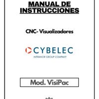 Manual de instrucciones CNC- Visualizadores CYBELEC VisiPac