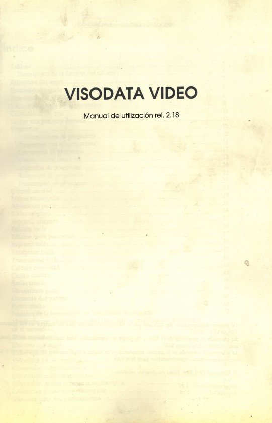 Manual de instrucciones CNC- Visualizadores VISODATA 2.18