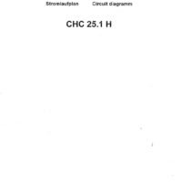 Esquema eléctrico Afiladora VOLLMER CHC 25H