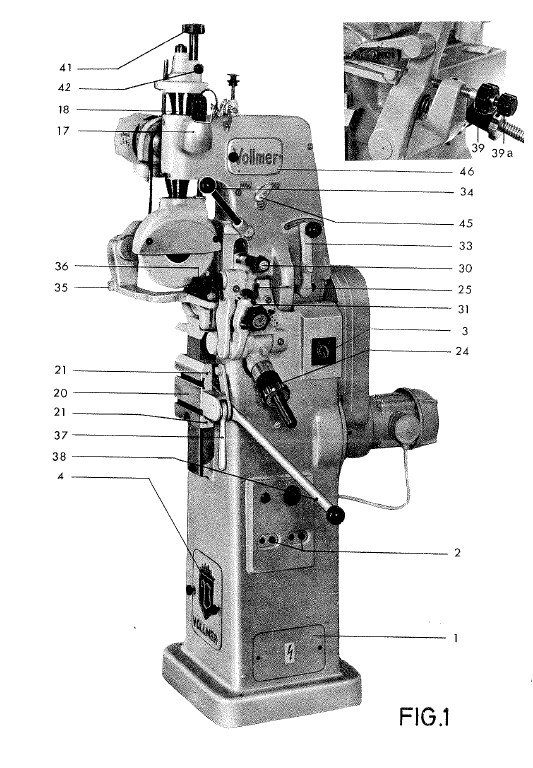 Vollmer mod. CNE-3 Manual de instrucciones Afiladora VOLLMER CNE- CNG