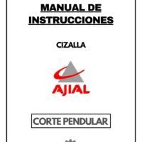 Manual de instrucciones Cizallas AJIAL MANUALCORTE PENDULAR