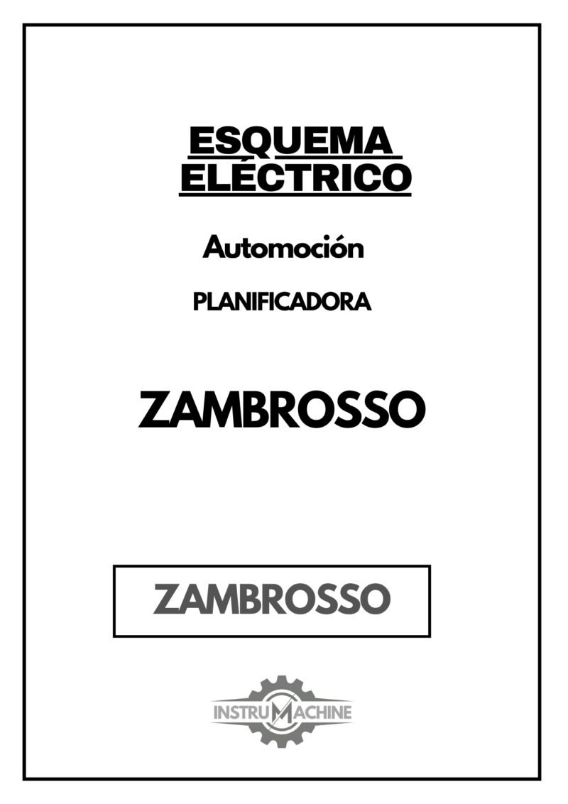 Esquema eléctrico Automoción ZAMBROSSO