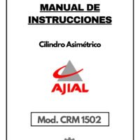 Manual de instrucciones Cilindros Curvadores AJIAL CRM 1502