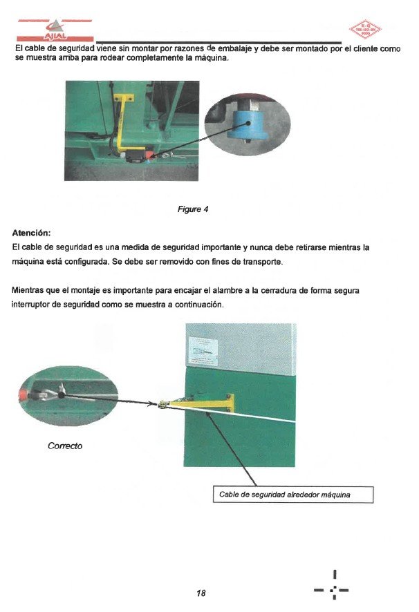 Manual de instrucciones Cilindros Curvadores AJIAL CRM 1502