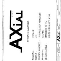 cpe-2 Esquema Eléctrico Cizallas AXIAL CP