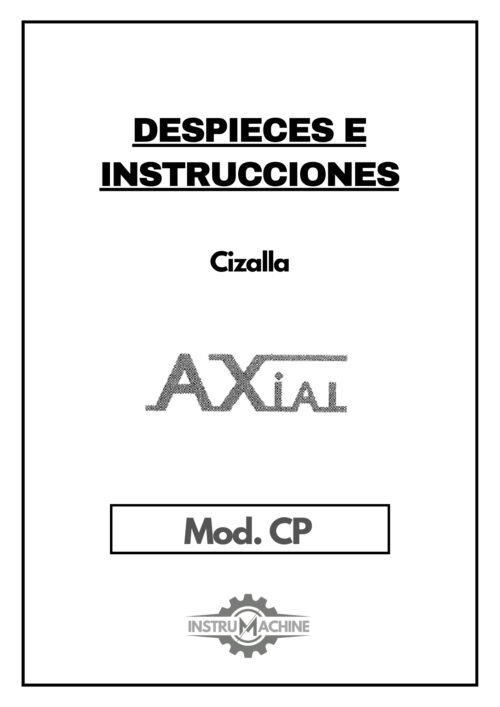 dei-1 Despiece / Recambios Cizallas AXIAL CP