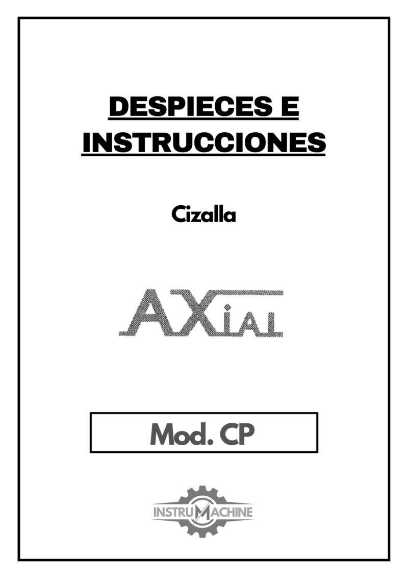 Despiece / Recambios Cizallas AXIAL CP