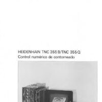 Manual de programación CNC- Visualizadores HEIDENHAIN TNC 355