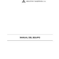 Manual de instrucciones Chorreadora de arena ABRASIVOS Y MAQUINARIA MEGA