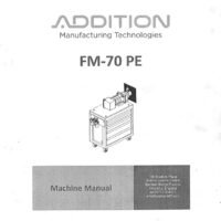 Manual de instrucciones Expandidora ADDITION FM-70 PE