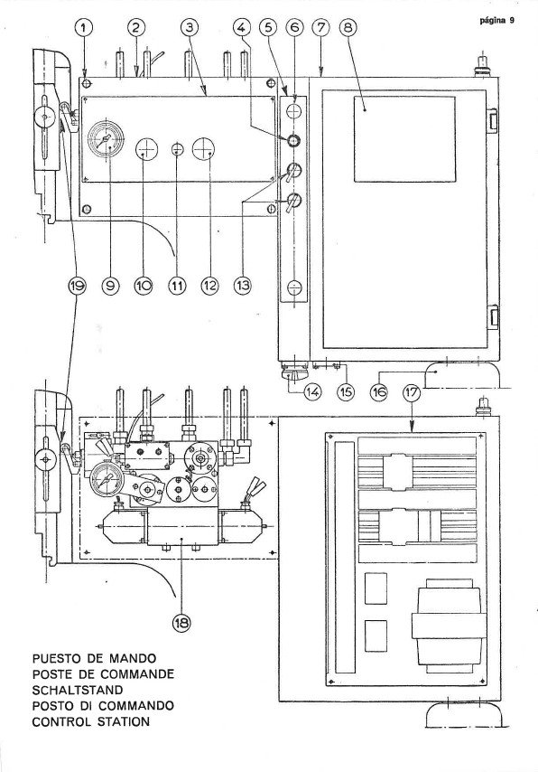 AJIAL mod 652-3 Manual de instrucciones Plegadora hidráulica AJIAL 652