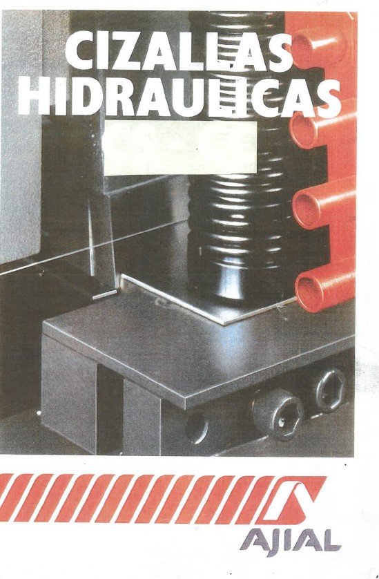 Manual de instrucciones Cizalla hidráulica AJIAL CS-630