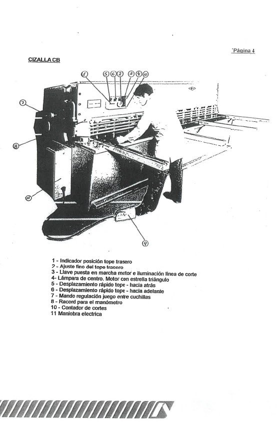 Manual de instrucciones Cizalla hidráulica AJIAL CS-630
