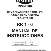 Manual de instrucciones Remachadora AGME RR1-6