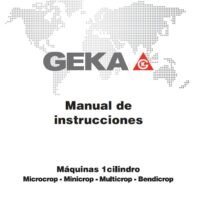 Manual de instrucciones Cilindro GEKA Microcop