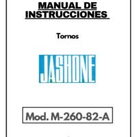 Manual de instrucciones Torno paralelo JASHONE M-260-82-A