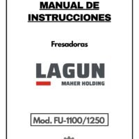 Manual de instrucciones Fresadora LAGUN FU-1100/1250