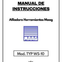 Manual de instrucciones Talladora MAAG-Zahnräder TYP WS-10