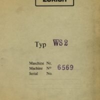 Manual de instrucciones Talladora MAAG-Zahnräder WS-2