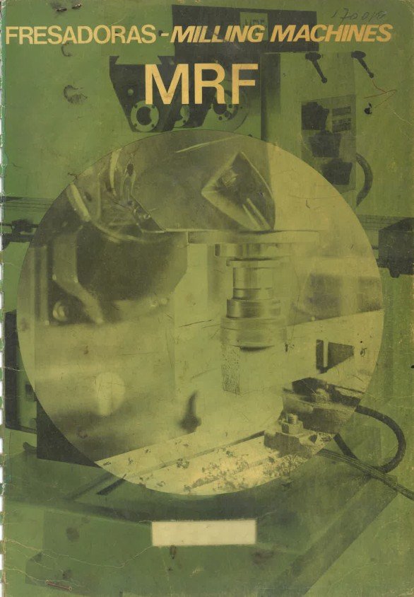 Manual de instrucciones Fresadora MRF FU 170