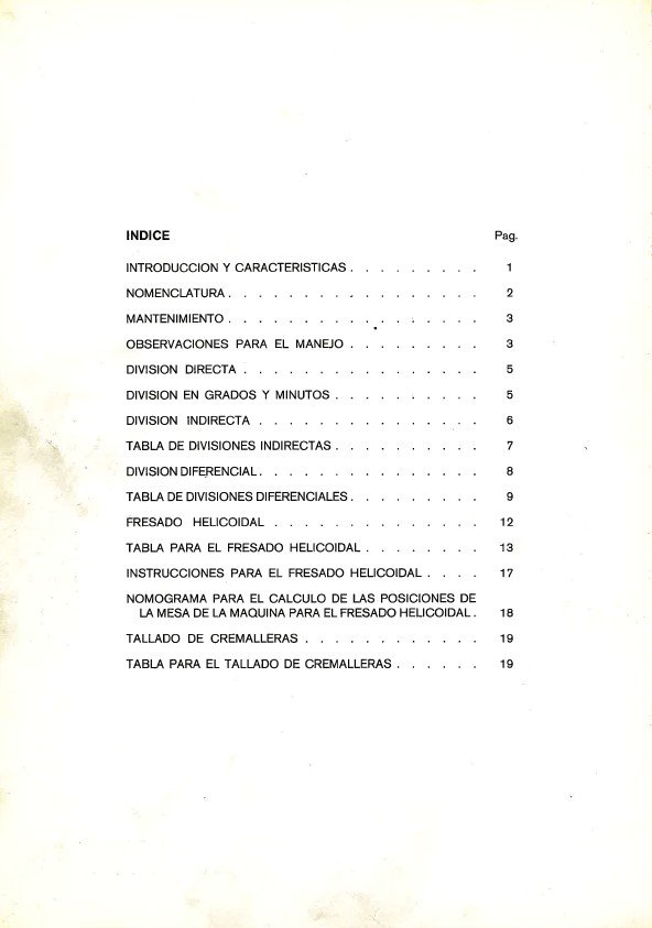 Manual de instrucciones Fresadora MECATÉCNICA DU-4150