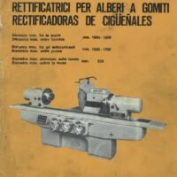 Manual de instrucciones Rectificadora de cigüeñales Robbi REX 1500–1800