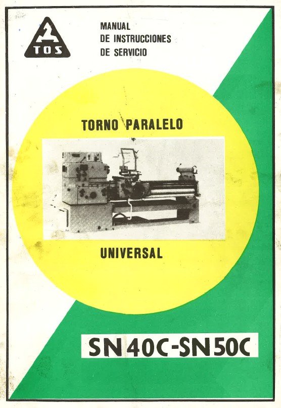 Manual de instrucciones Torno paralelo TOS SN40C – SN50C