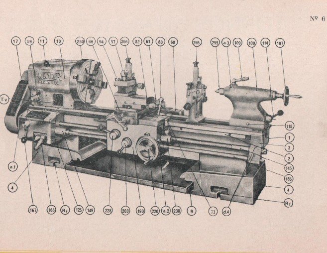 Manual de instrucciones Torno Fraver D/D1, MD 700, MD1 850 MD2 150 y MD3 850
