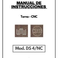 Documentación técnica Torno Niles WMW DS-4 NC